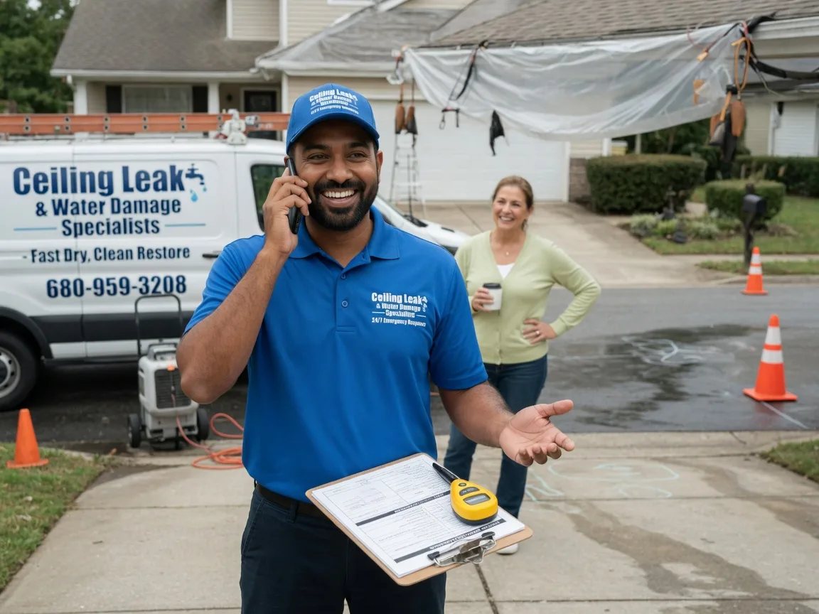 Ceiling Leak Cleanup Curtis, NE FAQs